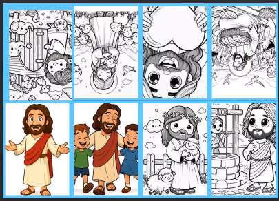Livros Bíblicos para Colorir!